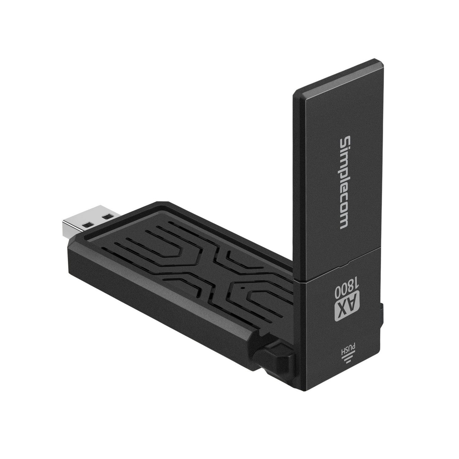 Simplecom NW812 AX1800 Dual Band WiFi 6 USB Adapter with Foldable Antenna Simplecom NW812 AX1800 Dual Band WiFi 6 USB Adapter with Foldable Antenna